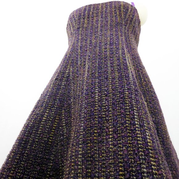 BEAUTIFUL Nanette Lepore "Timpani" Tweed Dress NWT Sz 10 Plum - Picture 6 of 16
